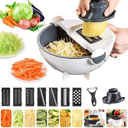 Cortador Multifuncional con Bowl + Colador